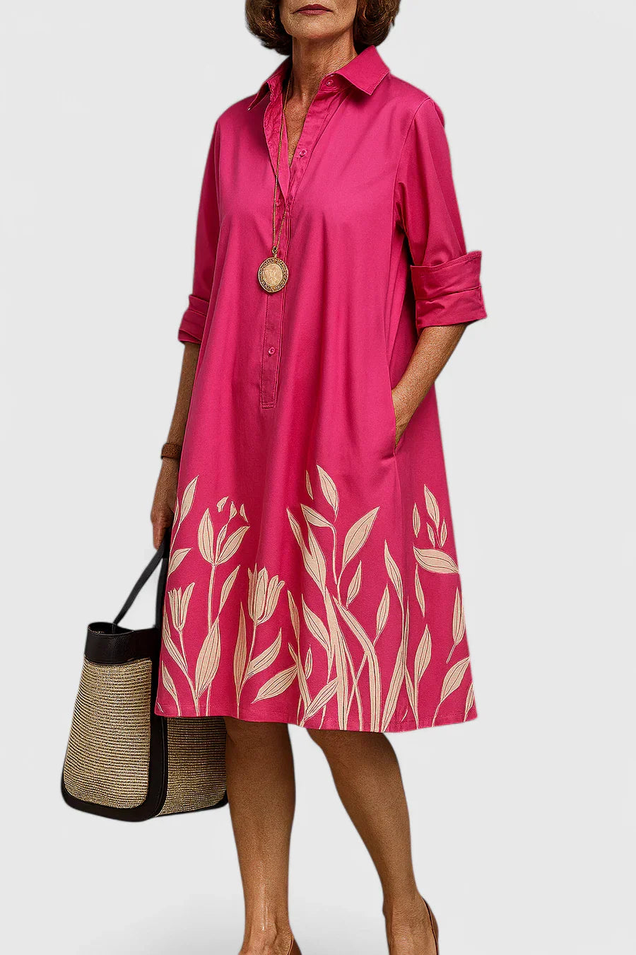 Audrey – Sophisticated Midi Dress for Effortless Elegance