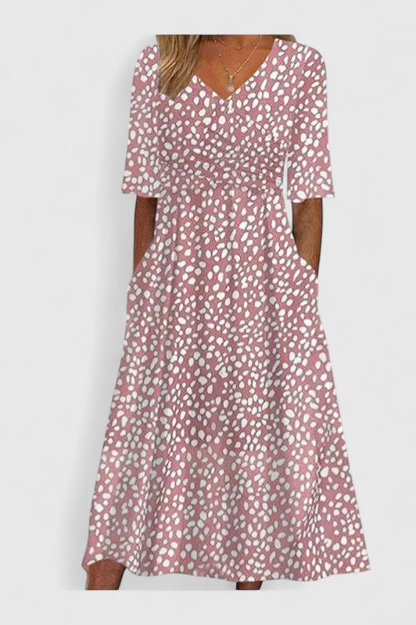 Julia – Elegant Midi Dress for Effortless Everyday Charm