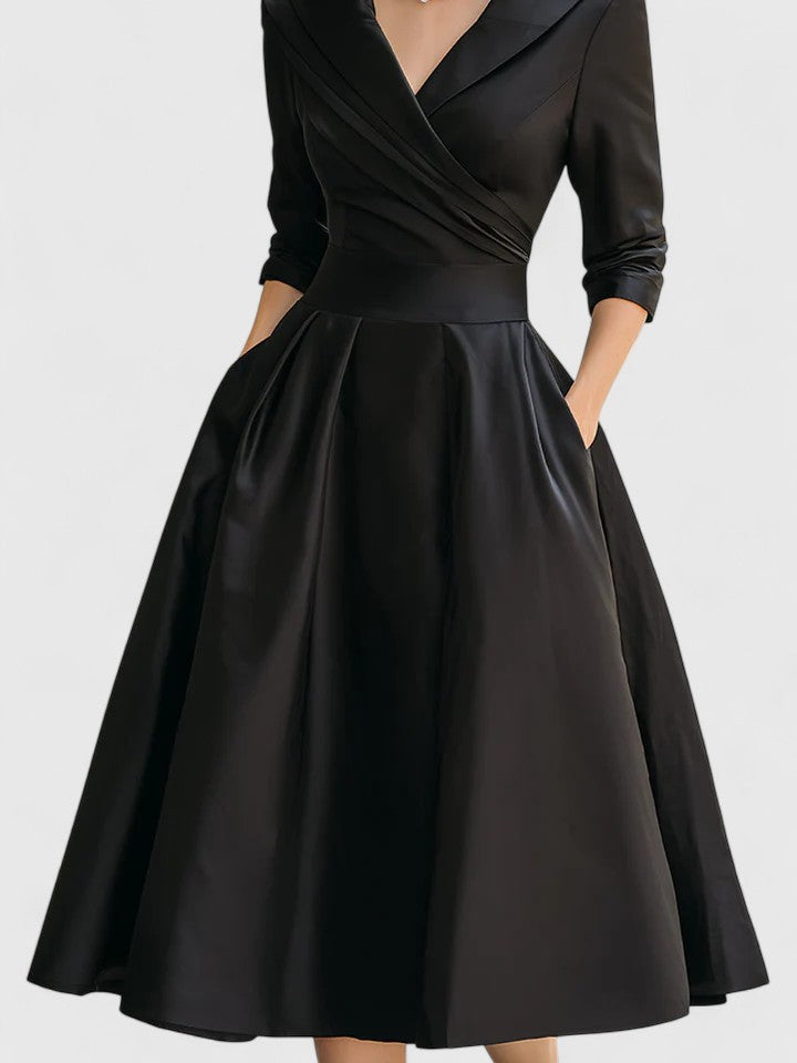 Josephine – Elegant Midi Dress for Timeless Sophistication