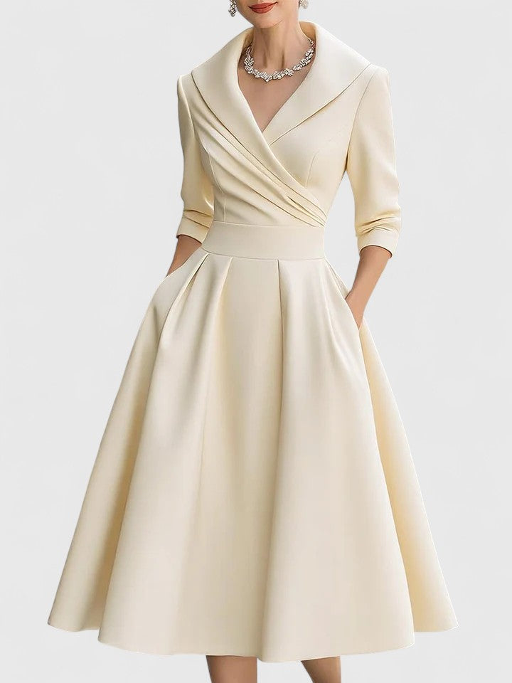 Josephine – Elegant Midi Dress for Timeless Sophistication