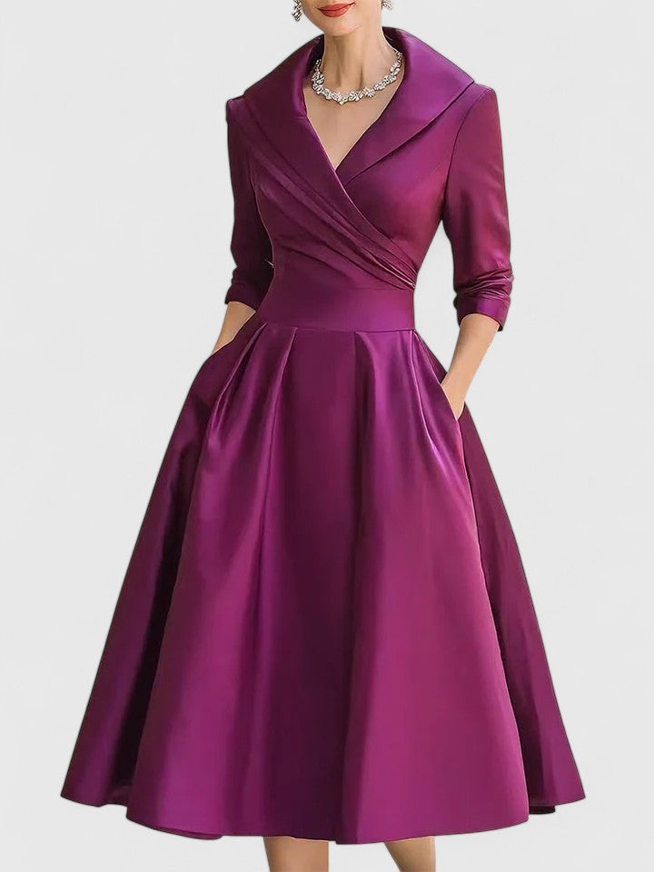 Josephine – Elegant Midi Dress for Timeless Sophistication