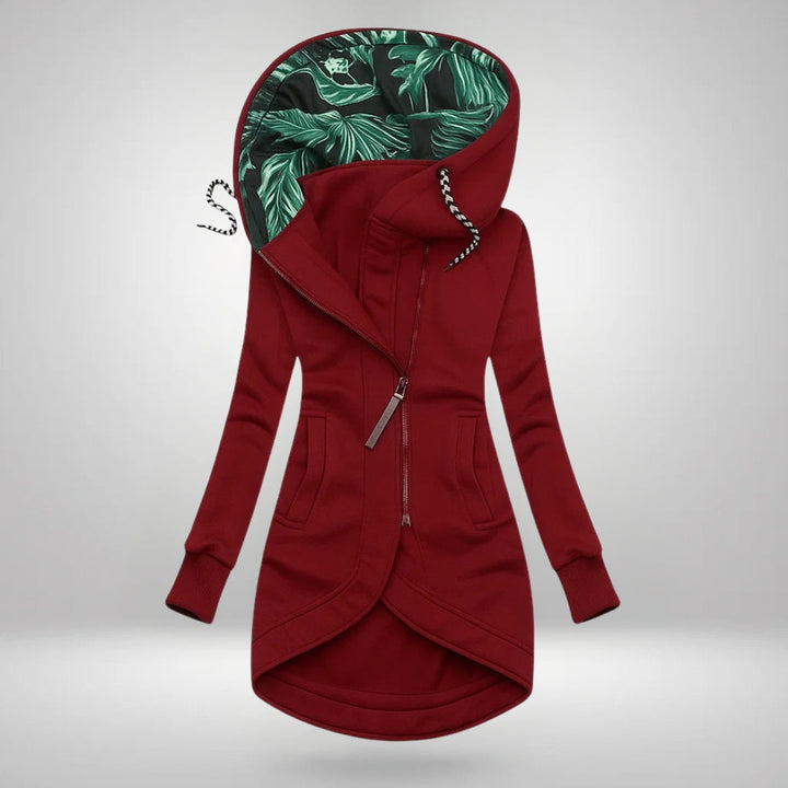 Kayla - Elegant Hooded Winter Coat for Effortless Warmth