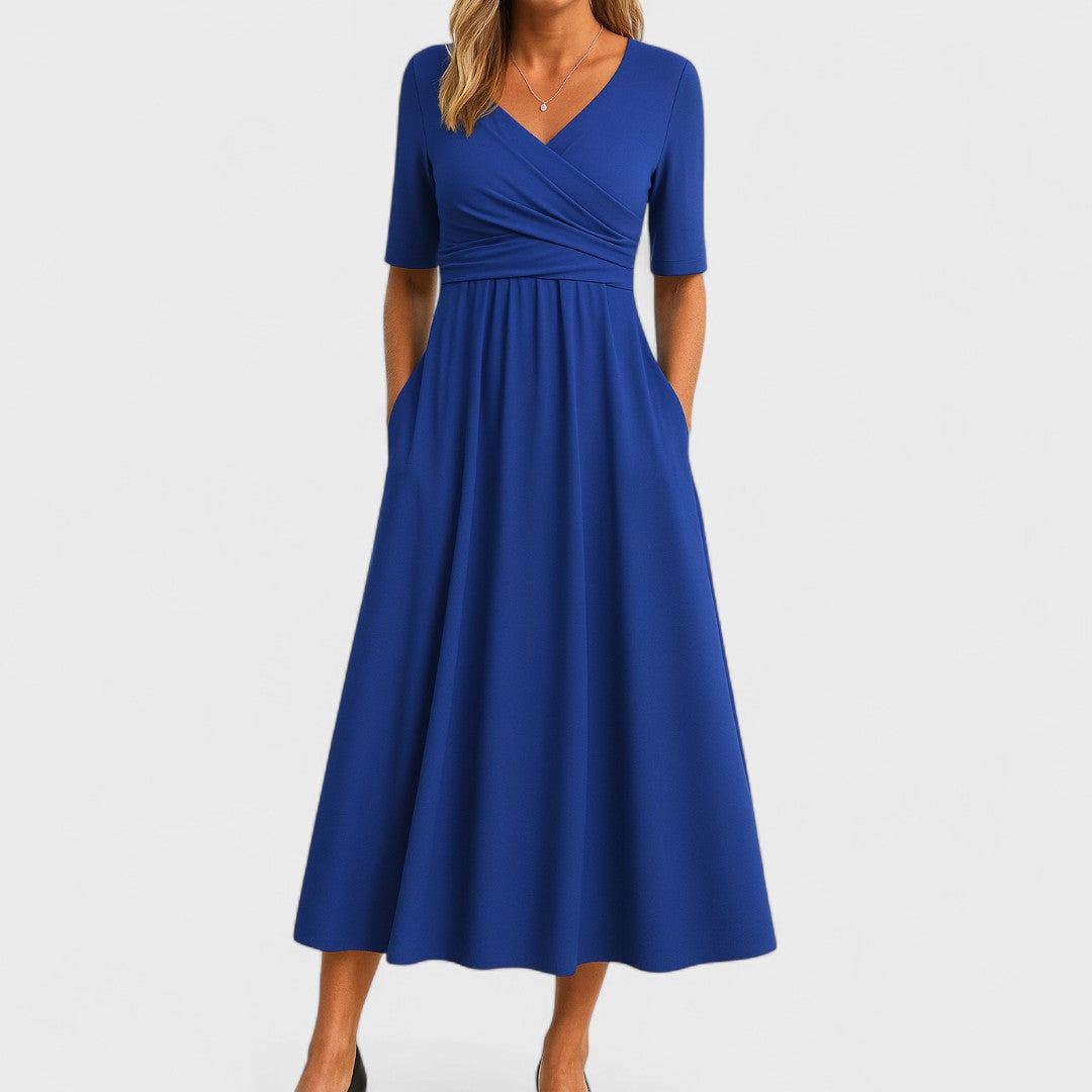 Margaret – Elegant Midi Dress for Effortless Everyday Sophistication