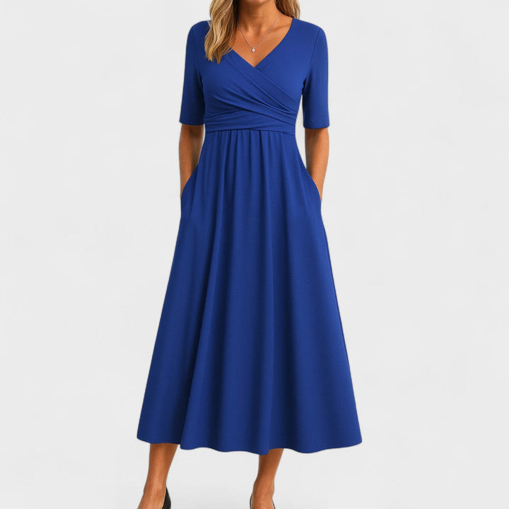 Margaret – Elegant Midi Dress for Effortless Everyday Sophistication