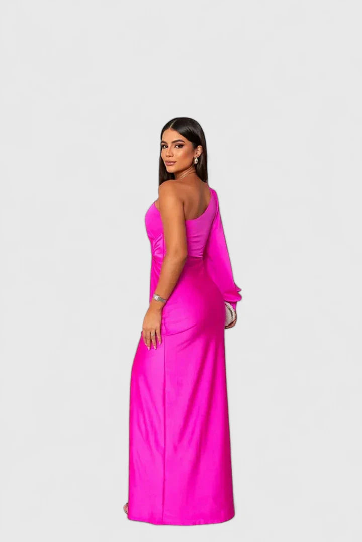 Hannah – Elegant One-Shoulder Maxi Dress for Unforgettable Evenings