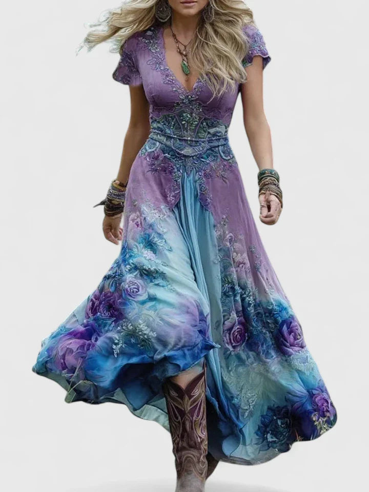 Ellie – Elegant Maxi Dress for Bohemian Grace