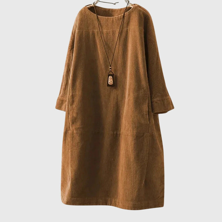 Beatrice – Relaxed Midi Dress for Timeless Everyday Elegance