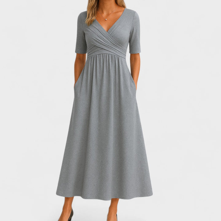 Margaret – Elegant Midi Dress for Effortless Everyday Sophistication