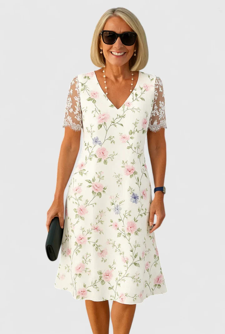 Eleanor – Elegant Midi Dress for Timeless Grace