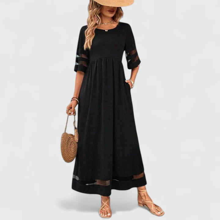 Claire – Elegant Midi Dress for Effortless Refinement
