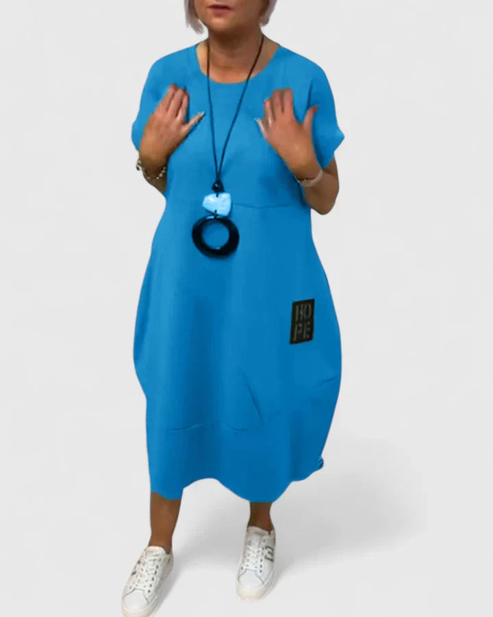 Alice – Comfortable Midi Dress for Effortless Everyday Ease