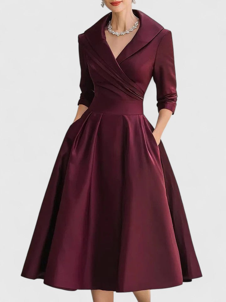 Josephine – Elegant Midi Dress for Timeless Sophistication