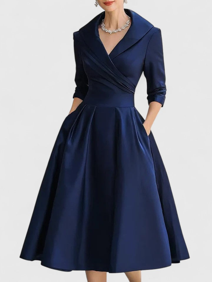 Josephine – Elegant Midi Dress for Timeless Sophistication