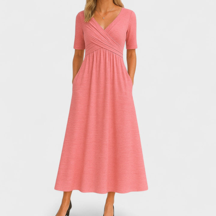 Margaret – Elegant Midi Dress for Effortless Everyday Sophistication