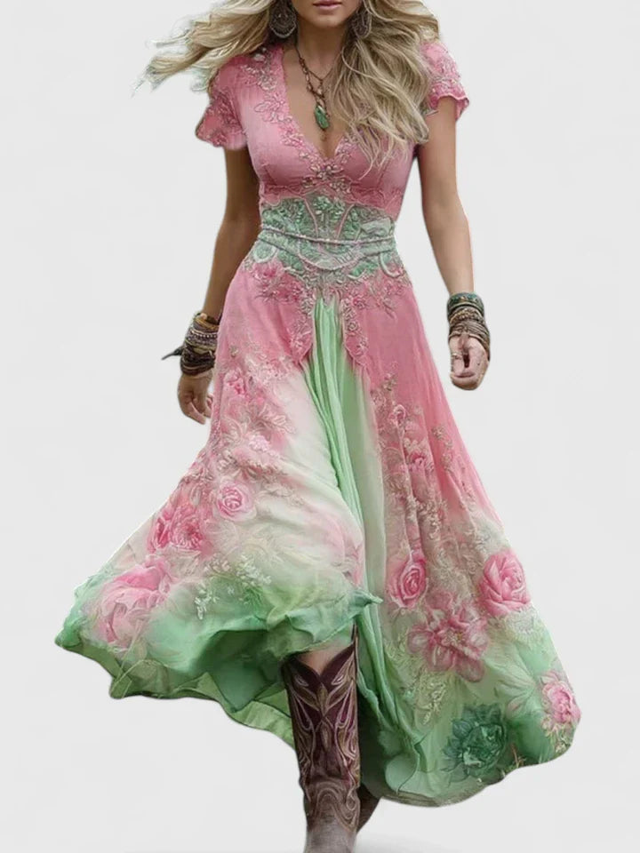 Ellie – Elegant Maxi Dress for Bohemian Grace