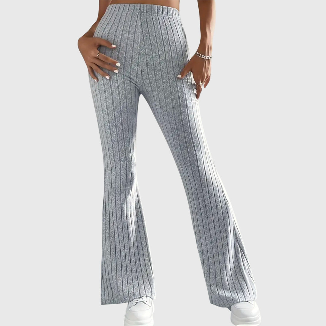 Rachel - Ribbed Flare Pants for Effortless Confidence