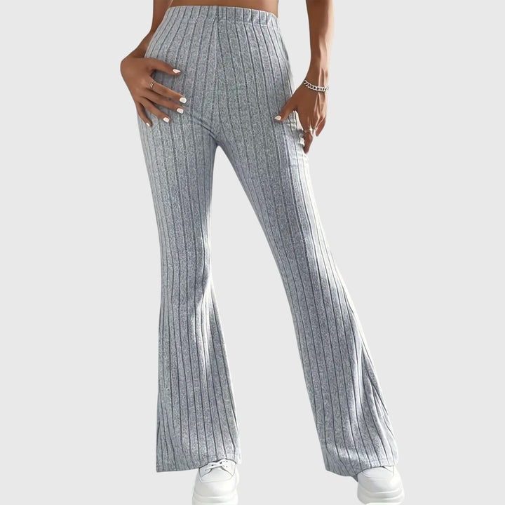 Rachel - Ribbed Flare Pants for Effortless Confidence