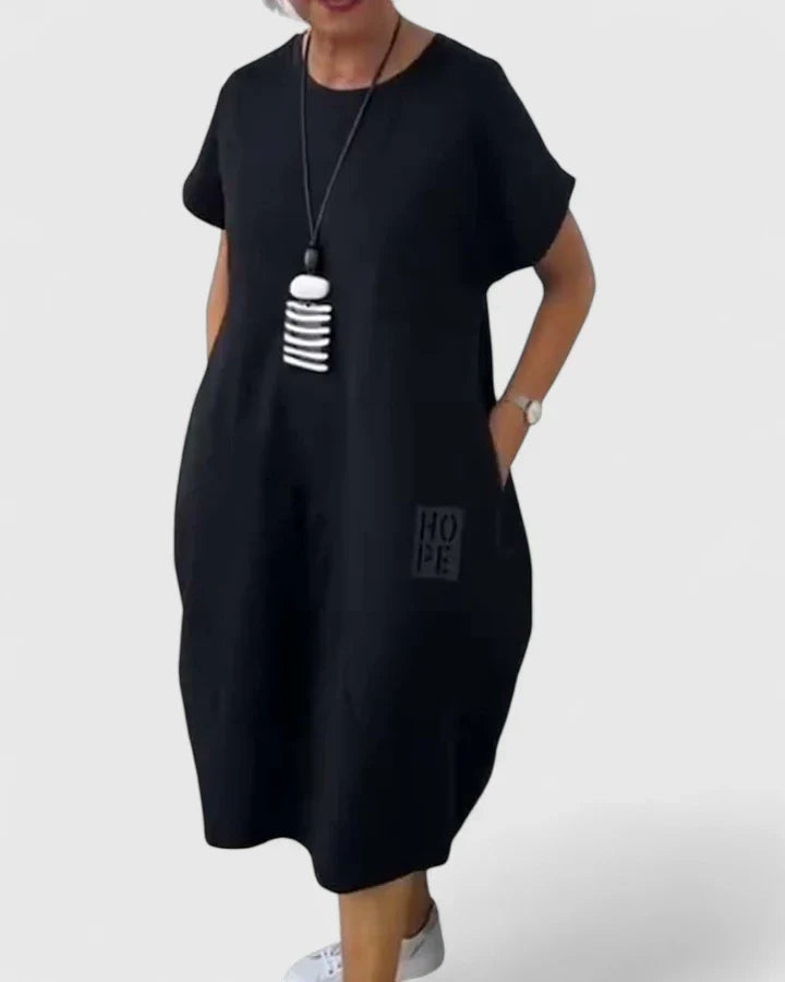 Alice – Comfortable Midi Dress for Effortless Everyday Ease