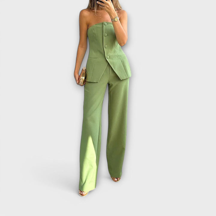Gabrielle - Strapless Power Set for Modern Elegance