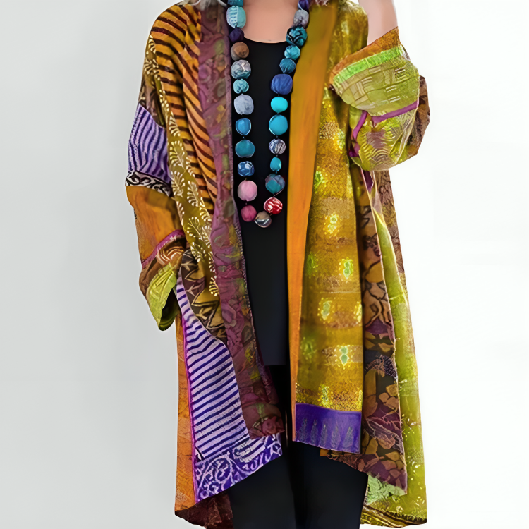 Odette – Artful Comfort Cardigan for a Cheerful Mode in a Gloomy Day