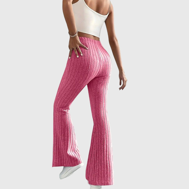 Rachel - Ribbed Flare Pants for Effortless Confidence