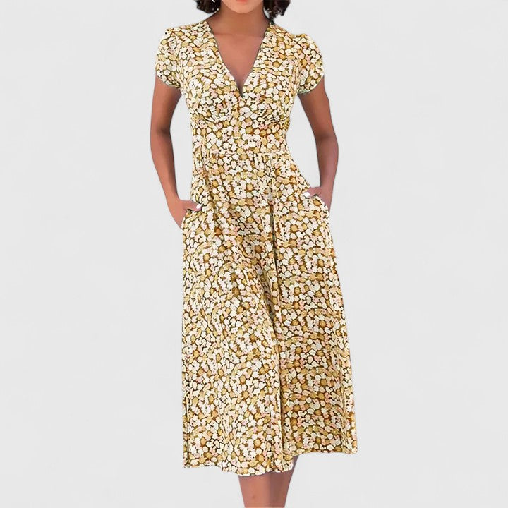 Allison – Comfortable Midi Dress for Effortless Everyday Elegance
