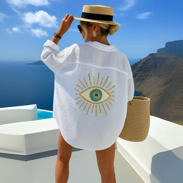 Nora – Boho Chic Picture Perfect Summer Embroidered Blouse