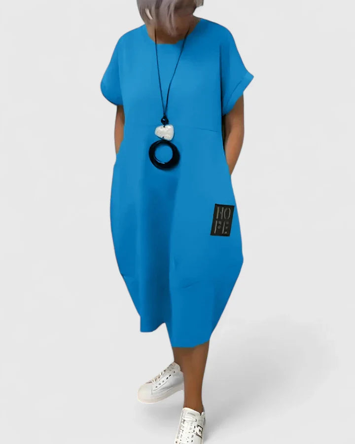 Alice – Comfortable Midi Dress for Effortless Everyday Ease