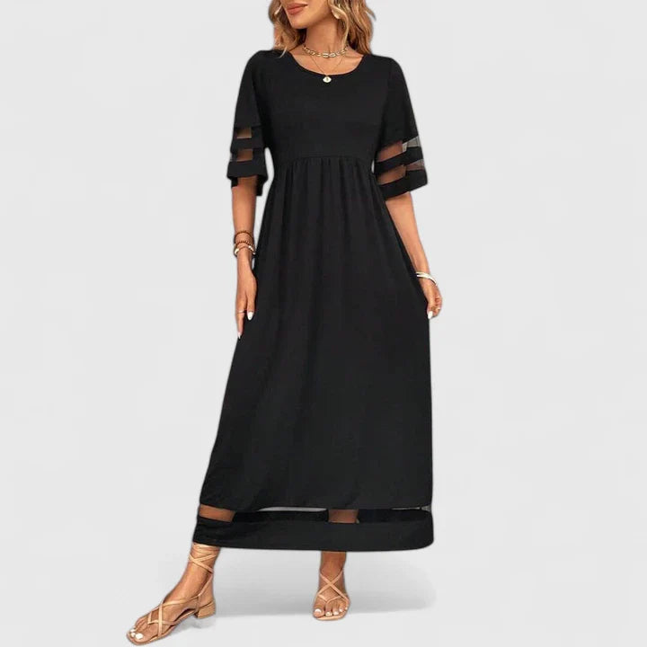Claire – Elegant Midi Dress for Effortless Refinement