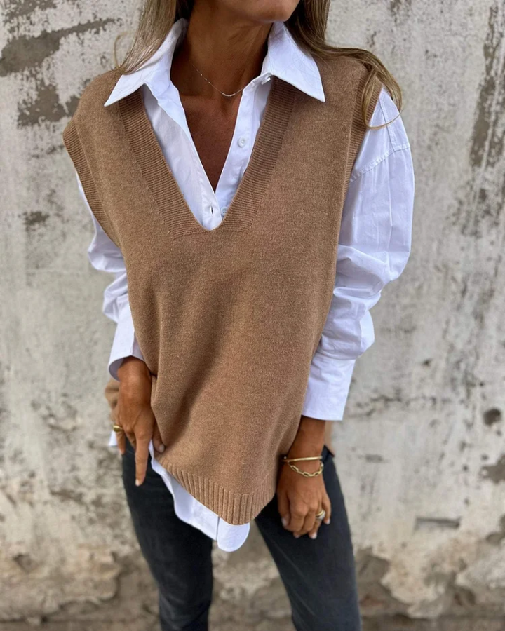 Cleo - Effortless Layering Vest for Everyday Chic
