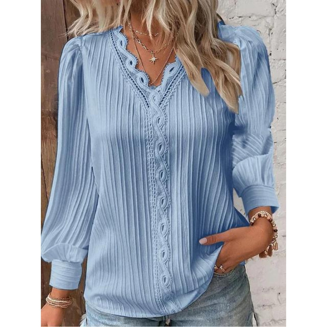 Camillia - Pintuck Blouse for Timeless Everyday Elegance