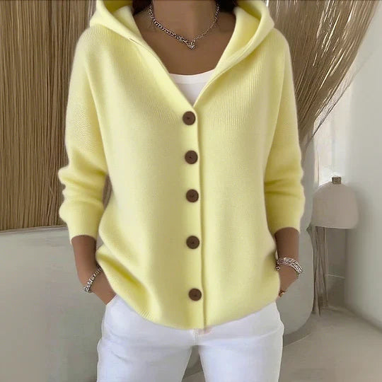 ZOÉ - SOFT HOODED CARDIGAN FOR EFFORTLESS EVERYDAY EASE