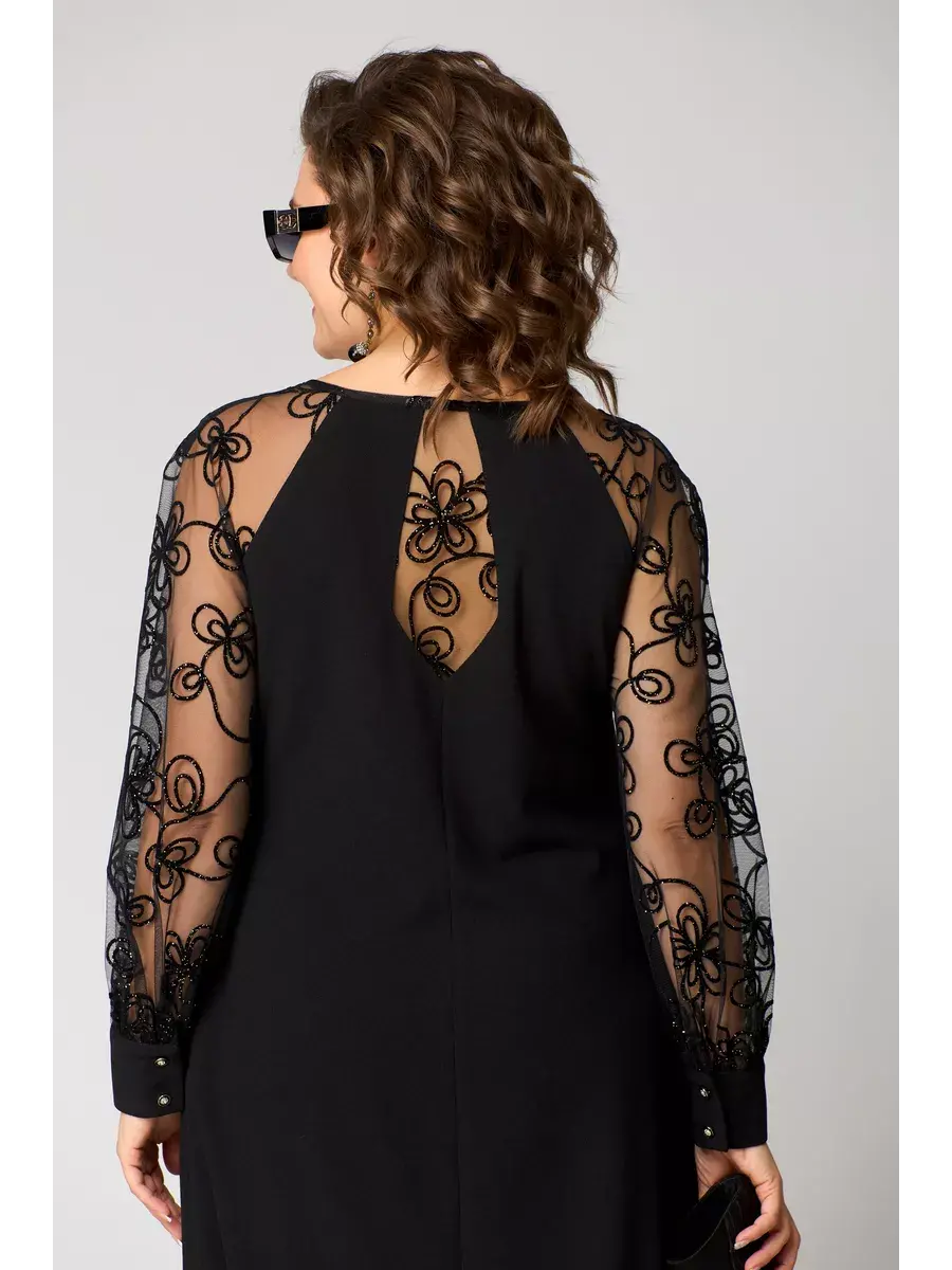 Rachel – Sophisticated Lace-Sleeve Dress Perfect for Special Events