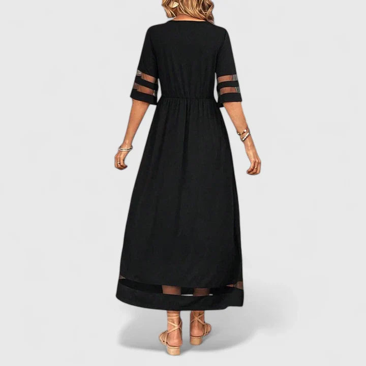 Claire – Elegant Midi Dress for Effortless Refinement