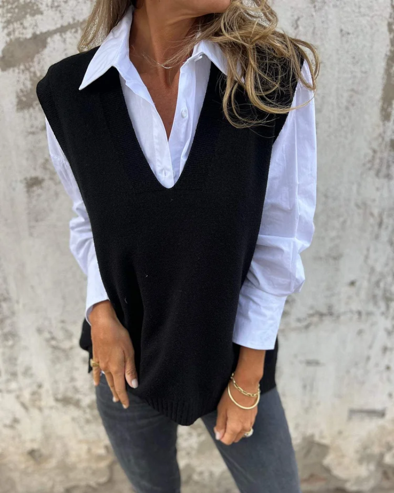 Cleo - Effortless Layering Vest for Everyday Chic