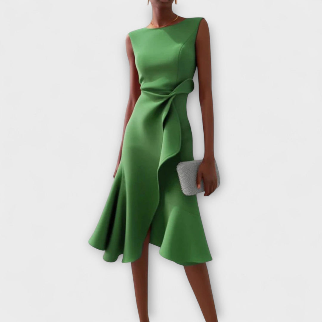 Elizabeth – Sophisticated Midi Dress for Effortless Elegance