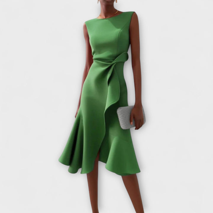 Elizabeth – Sophisticated Midi Dress for Effortless Elegance