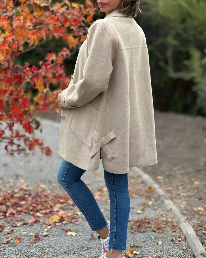 Janice - Sophisticated Long Jacket for Effortless Elegance