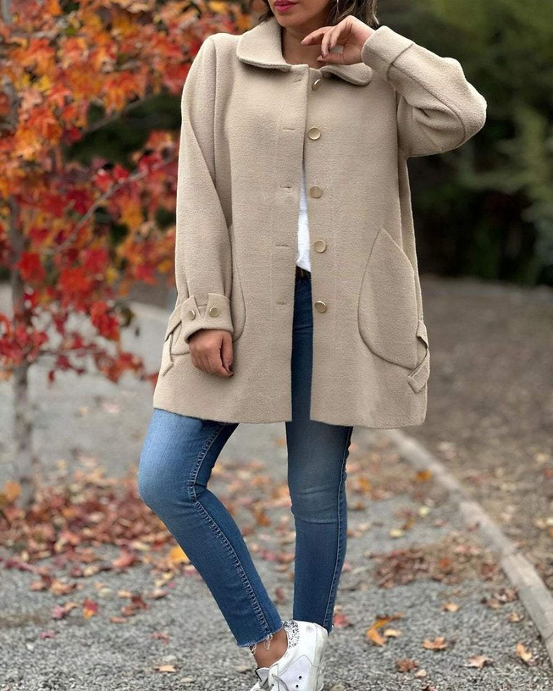 Janice - Sophisticated Long Jacket for Effortless Elegance