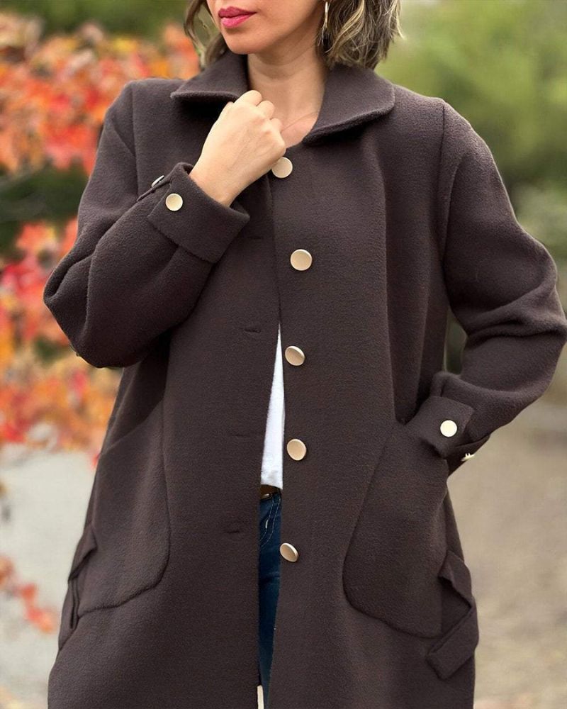 Janice - Sophisticated Long Jacket for Effortless Elegance