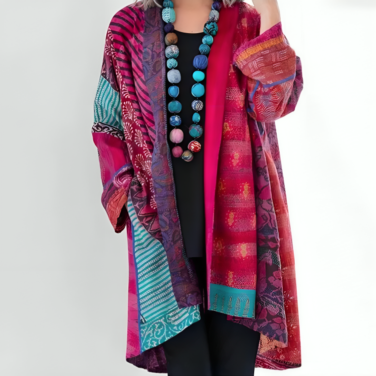 Odette – Artful Comfort Cardigan for a Cheerful Mode in a Gloomy Day