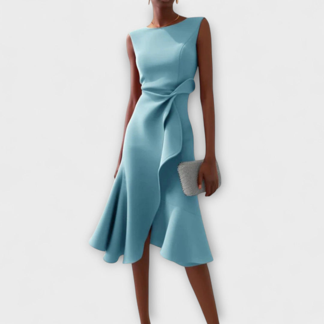 Elizabeth – Sophisticated Midi Dress for Effortless Elegance