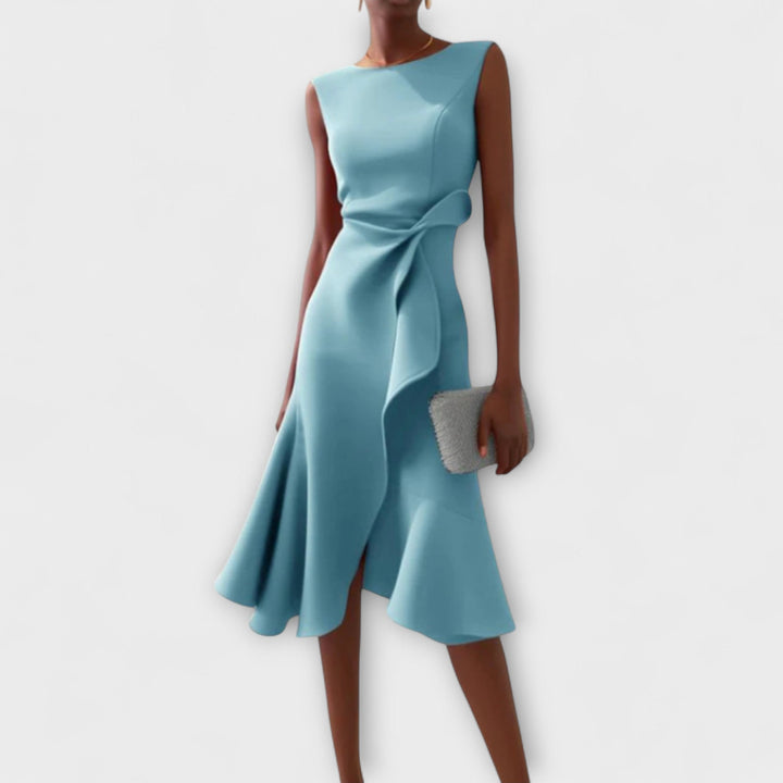 Elizabeth – Sophisticated Midi Dress for Effortless Elegance