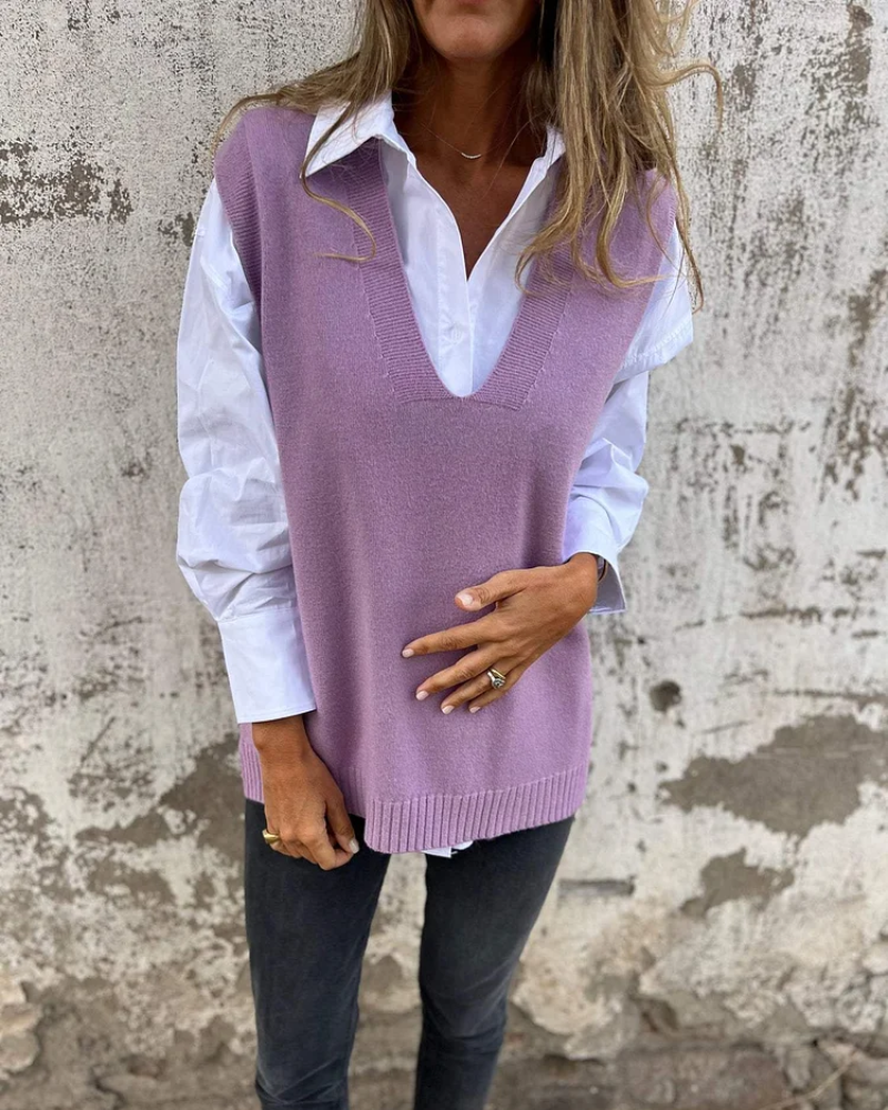 Cleo - Effortless Layering Vest for Everyday Chic