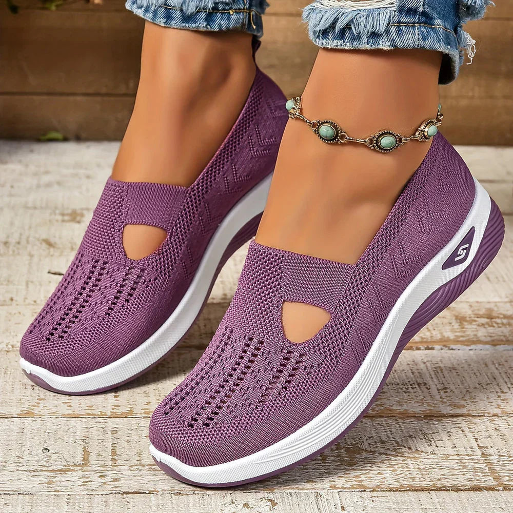 Stella - Orthopedic Slip-On Sneakers for Effortless Everyday Relief