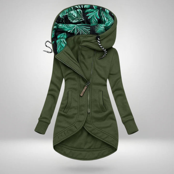 Kayla - Elegant Hooded Winter Coat for Effortless Warmth