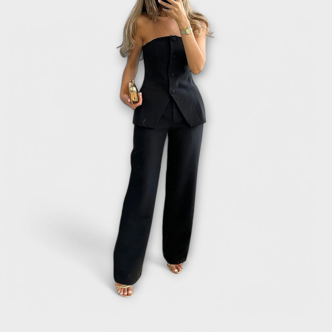 Gabrielle - Strapless Power Set for Modern Elegance