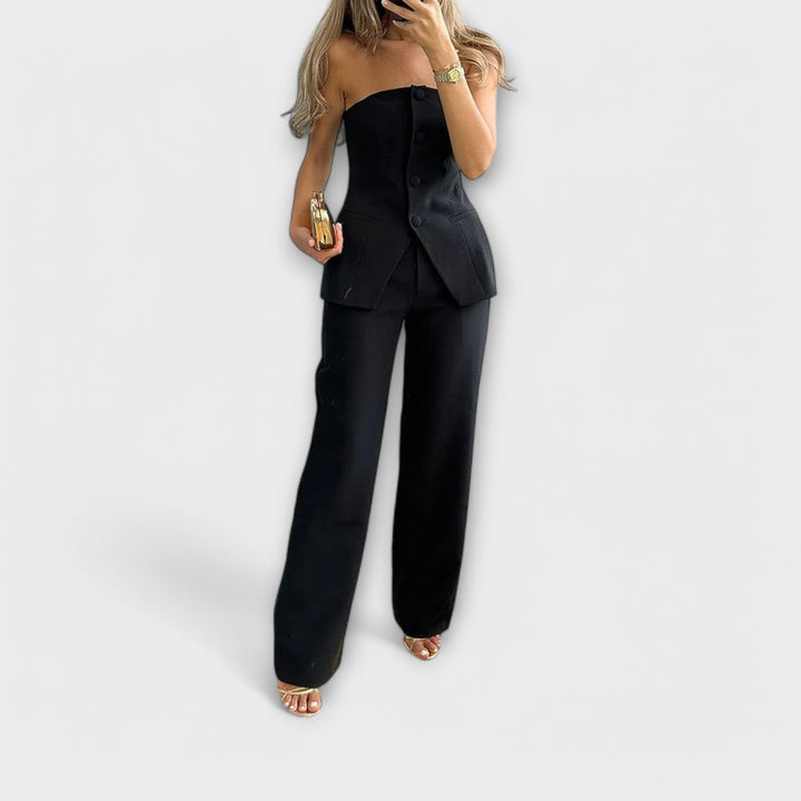 Gabrielle - Strapless Power Set for Modern Elegance