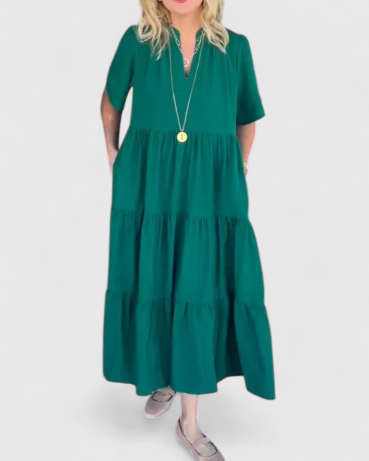 Emma – Elegant Maxi Dress for Effortless Everyday Grace