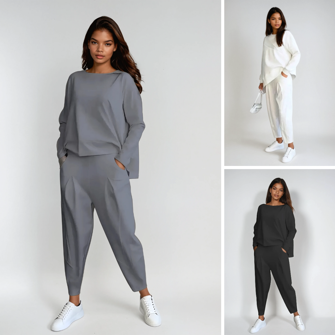 Krystal – Effortless Two-Piece Set for Modern, All-Day Elegance